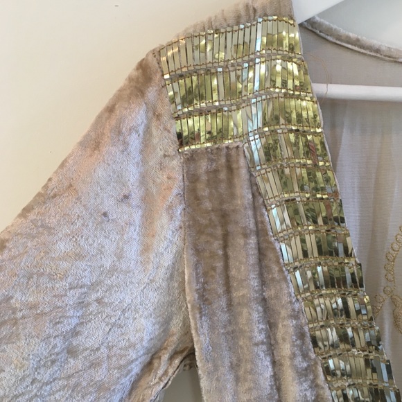 NWT Anthro RAGA Romantic Visions Deep V-Neck Dress - Picture 5 of 14